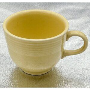VTG Fiesta Homer Laughlin Coffee Mug‎ Pale Yellow Lead-Free Ceramic 70s Cottage